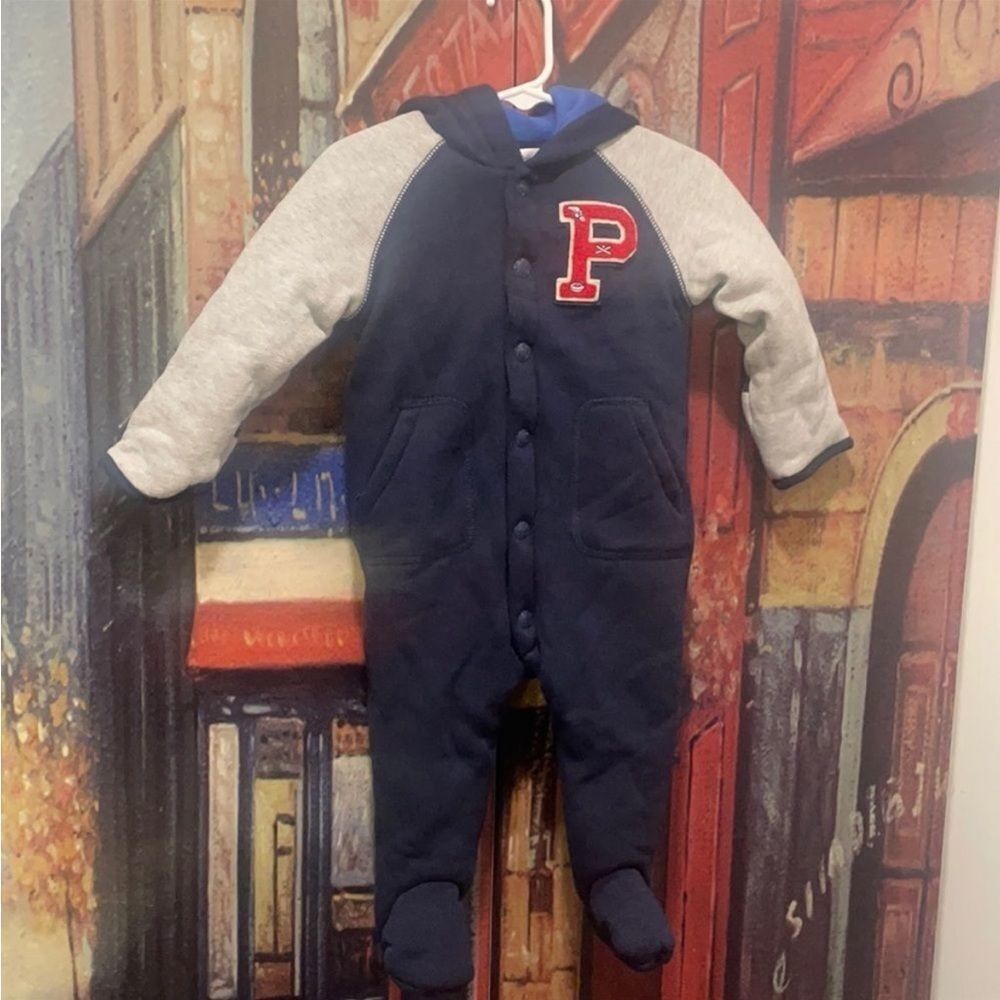 GENTLY Worn Baby Boy Polo Ralph Lauren Snowsuit